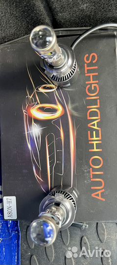 Светодиодные лампы h7 мини линзы