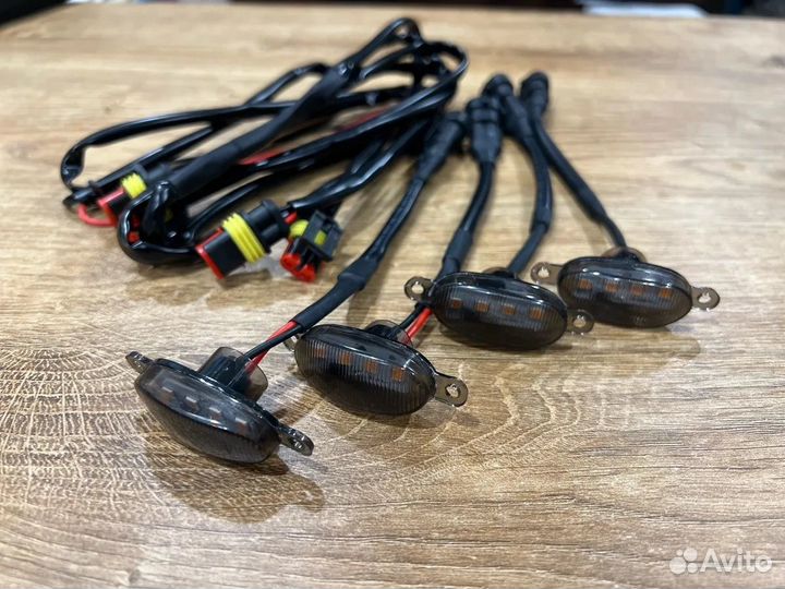 Ford Transit Дхо фонари в решетку радиатора компле