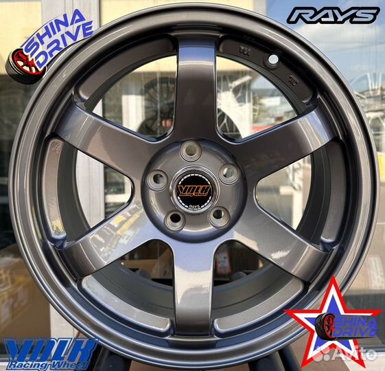 Диски Rays Volk TE37 R17 5x100 Gray Gloss