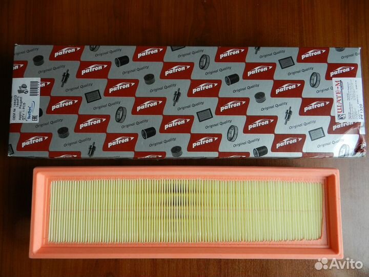 Воздушный фильтр patron PF1320