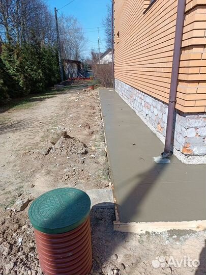 Отмостка вокруг дома