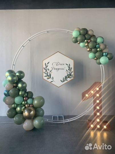 Аренда цифры с лампочками