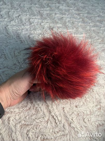 Меховые помпоны натуральные