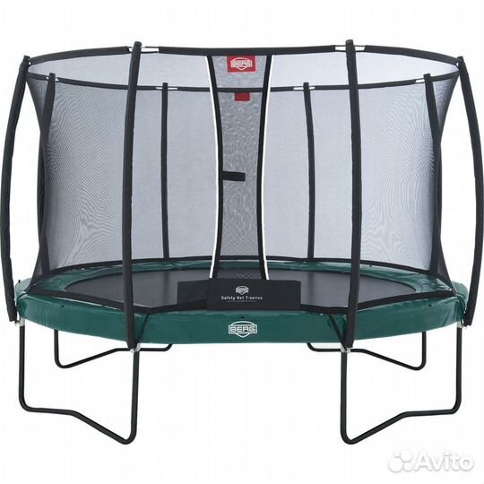 Батут Berg Elite Regular Green 380 с сеткой Deluxe