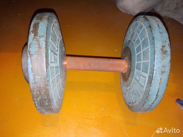 Гантели СССР 2.5, 6, 16 кг