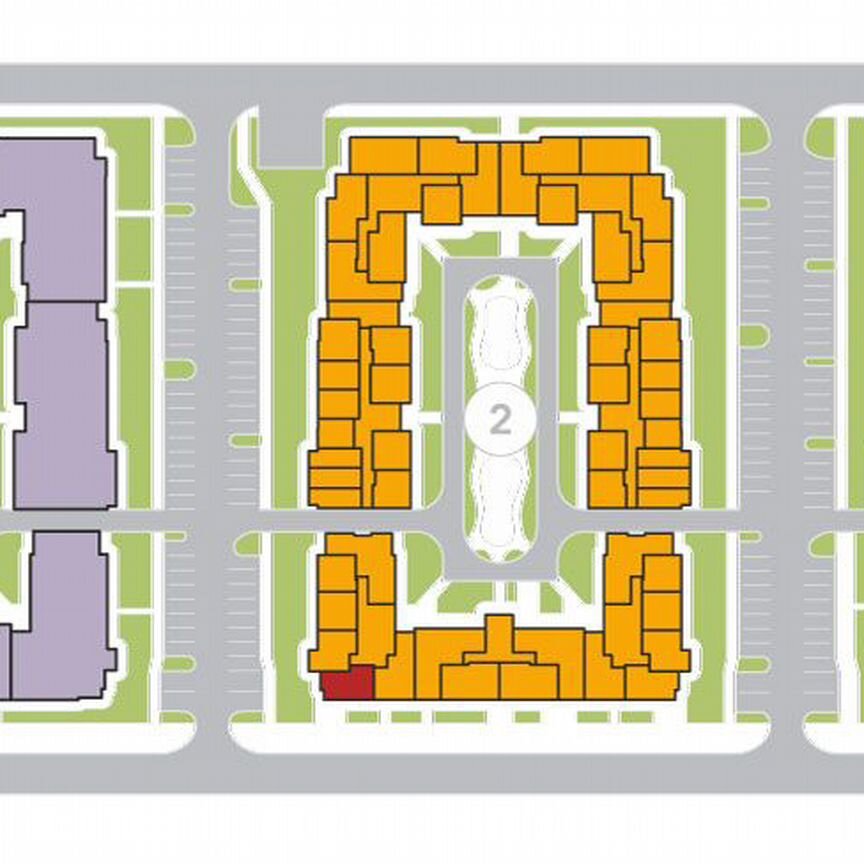 1-к. квартира, 43,2 м², 2/4 эт.