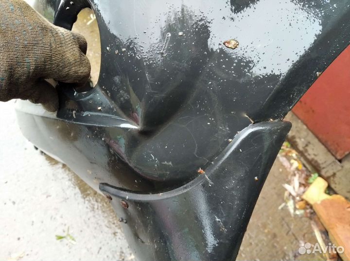 Бампер задний шевроле спарк 2008г/в