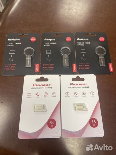 Флешка карта памяти USB Lenovo Pioneer 32 64 Гб