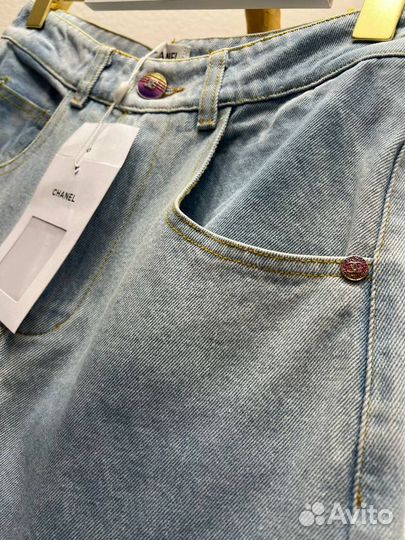 Стильные джинсы chanel