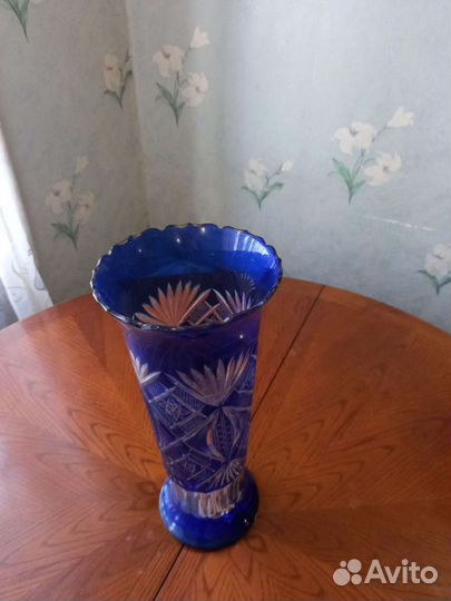 Ваза хрустальная СССР Винтаж