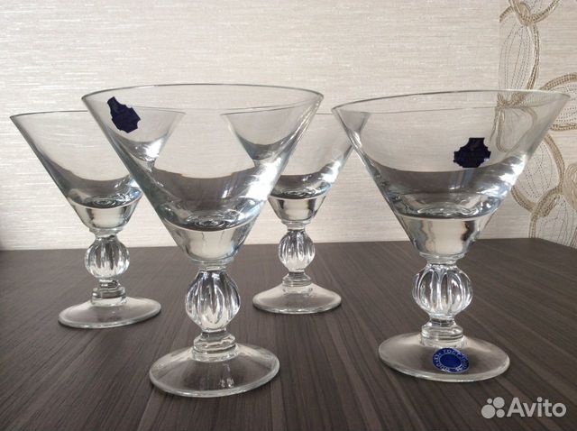 Бокалы для мартини 4 штуки