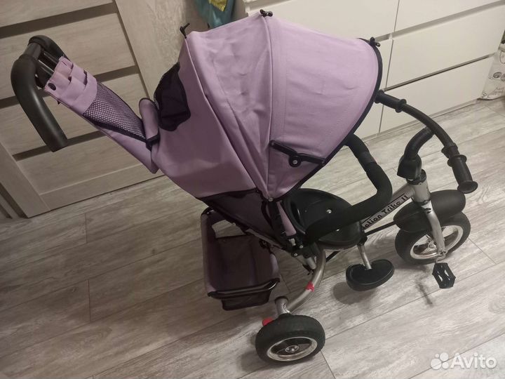 Велосипед коляска с ручкой