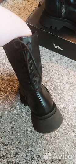 Ботинки Zara на массивной подошве, полусапоги