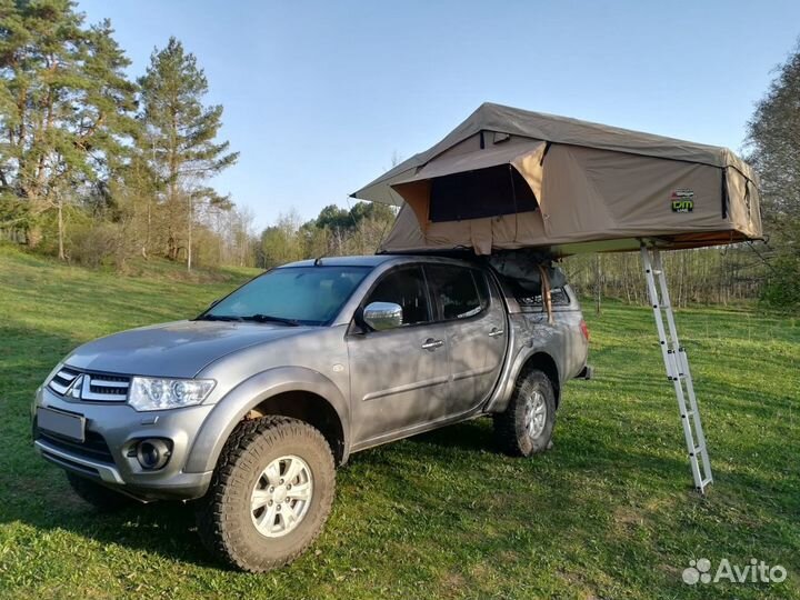 Палатка на крышу авто Kampina-02L-165-Hard-PRO