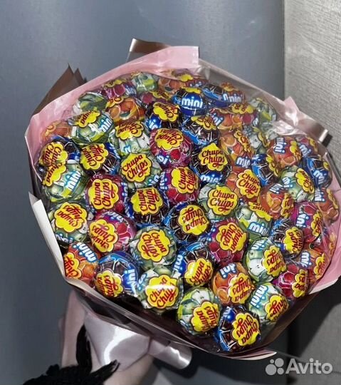 Букет из чупа чупсов