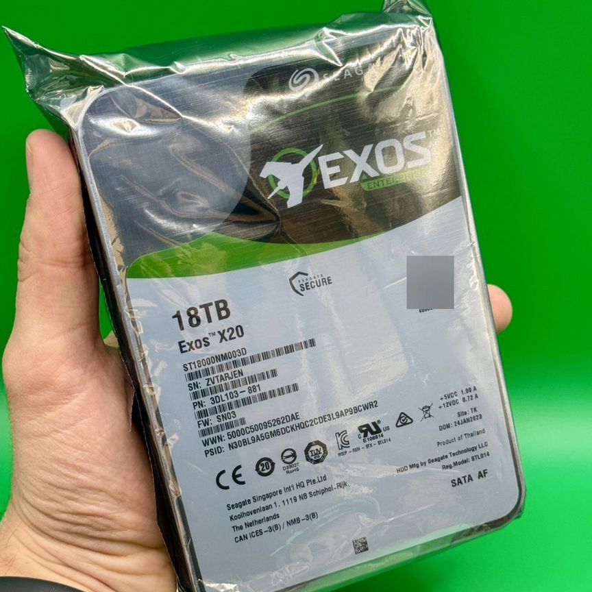 [ST18000NM003D] 18тб Seagate Exos St18000nm003d