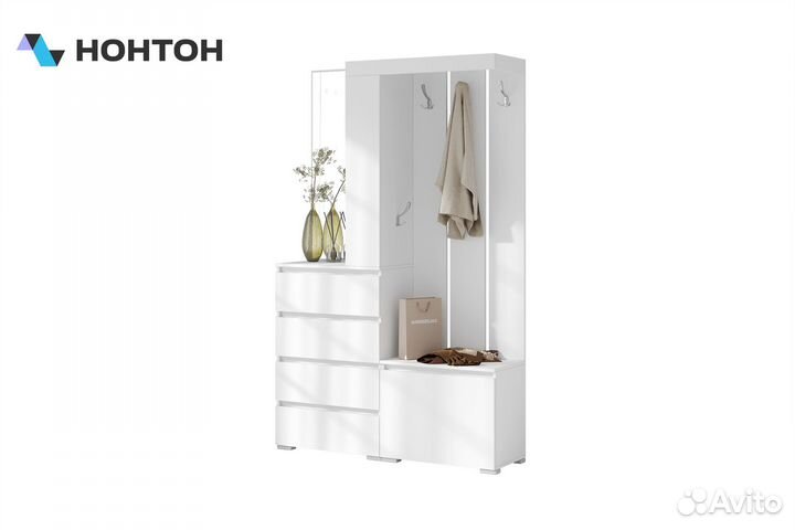 Прихожая Ирма белая