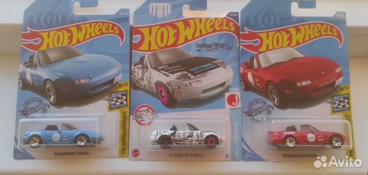Hot Wheels подборка JDM Mazda