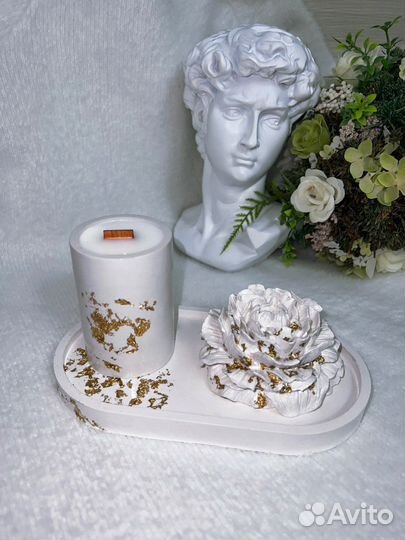 Декоративный набор из гипса