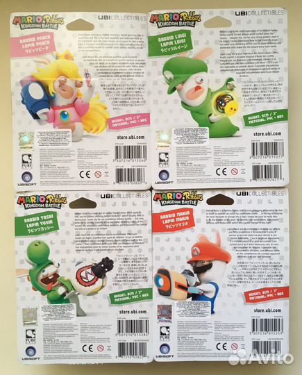 Фигурки Mario Rabbits Kingdom Battle Коллекция