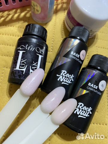 Цветная база для ногтей