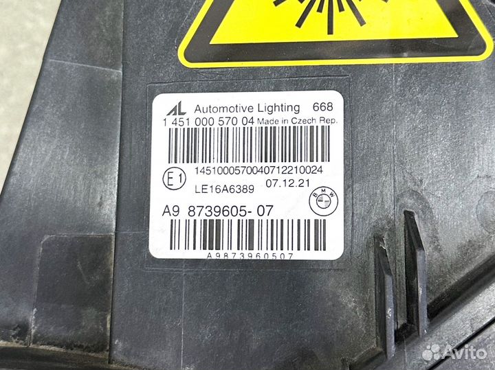 BMW 8 G15 G16 F91 F93 F92 Laser фара левая