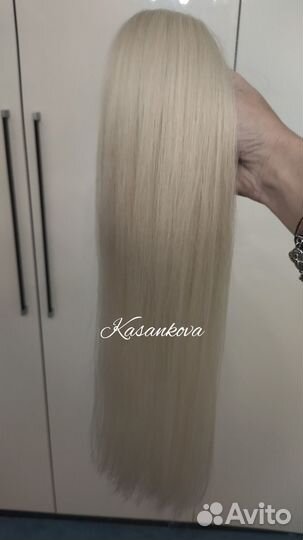 Волосы для наращивания Люкс 60 см блонд