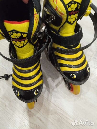 Ролики детские(27-30) +сумка,защита,шлем