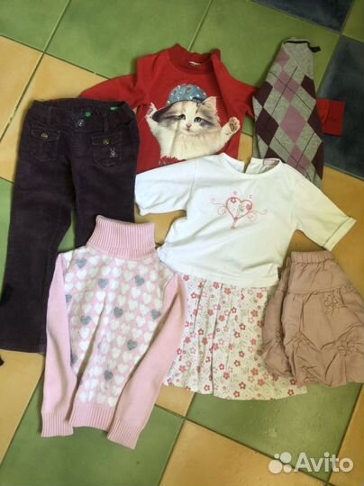 Пакет вещей для девочки р. 104