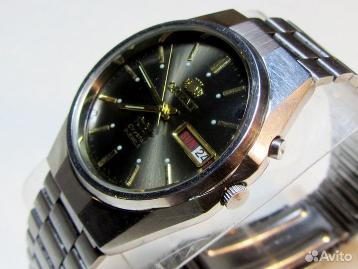 Японские часы Orient automatic, три звезды 21 jev
