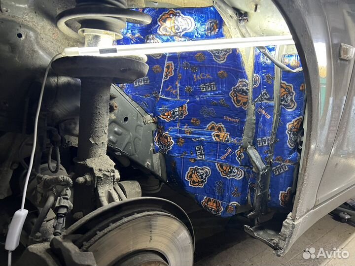 Шумоизоляция колесных арок