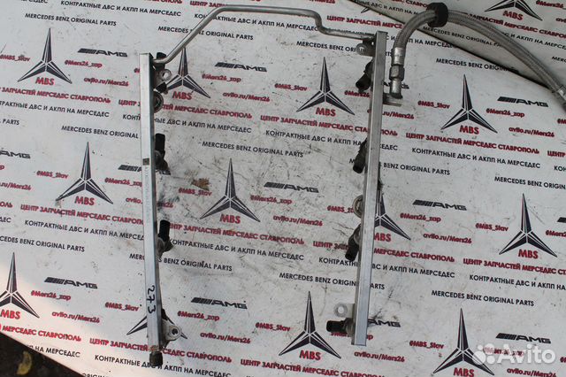 Рампа топливная форсунки M273 W221 Мерседес