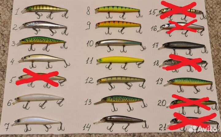 Приманки - Воблеры japan + ратлины