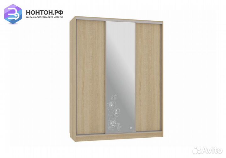 Шкаф-купе Бассо 1-600 Токио дуб сонома