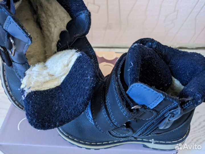 Ботинки зимние на мальчика 22 размер