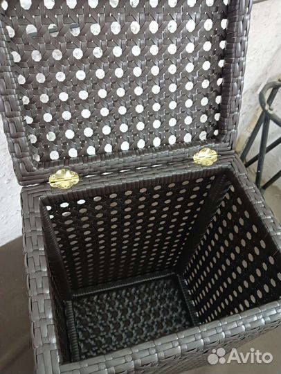 Корзина для белья. Мебель из ротанга