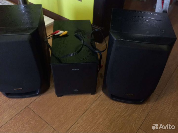 Акустическая система колонки 2 шт и сабуфер