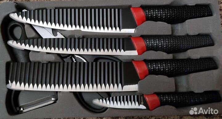 Набор кухонных ножей новые