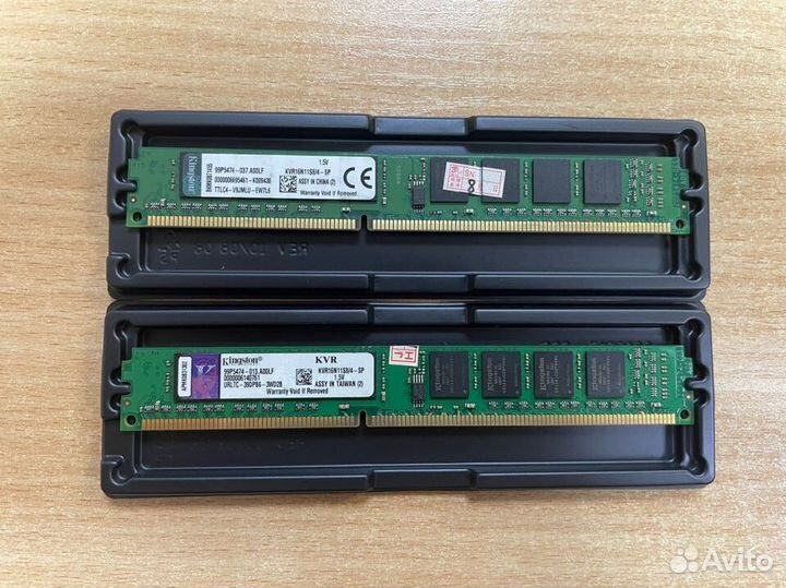 Оперативная память DDR3 Kingston 8Gb (4x2) 1600Mhz