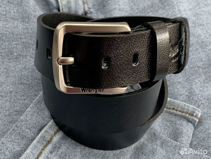 Ремень Wrangler Black Silver
