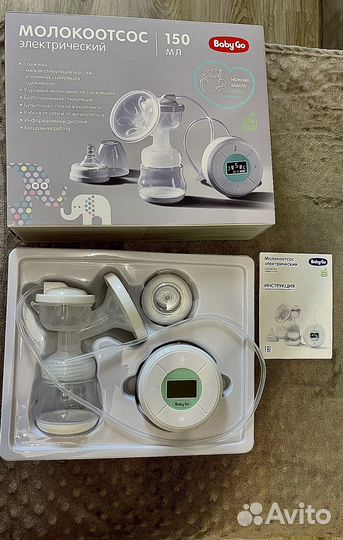 Молокоотсос электрический Baby Go BG-1022