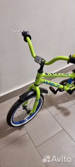 Велосипед Welt Dingo 16 2020 Acid Green/Blue