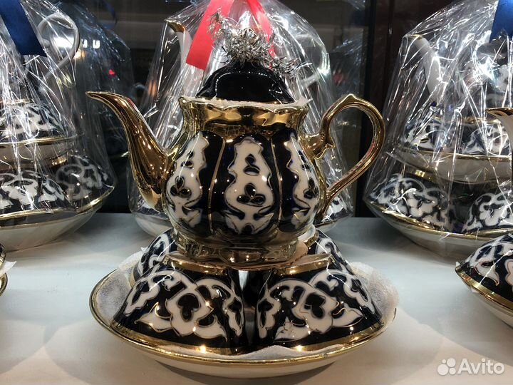 Подарочный набор чайной фарфоровой посуды Пахта