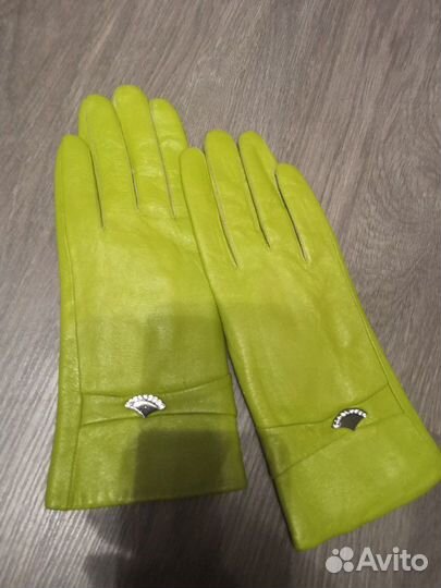 Перчатки кожаные
