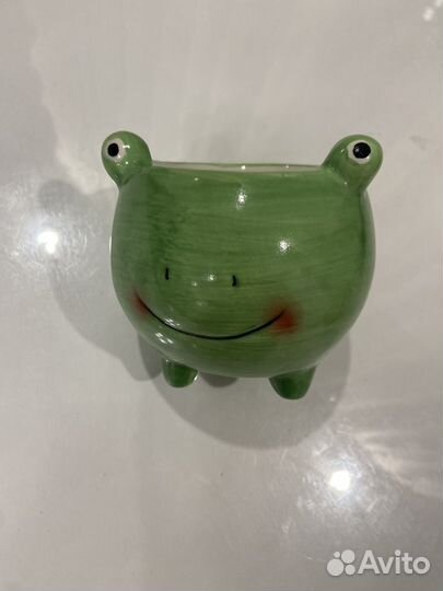 Лягушка керамическая