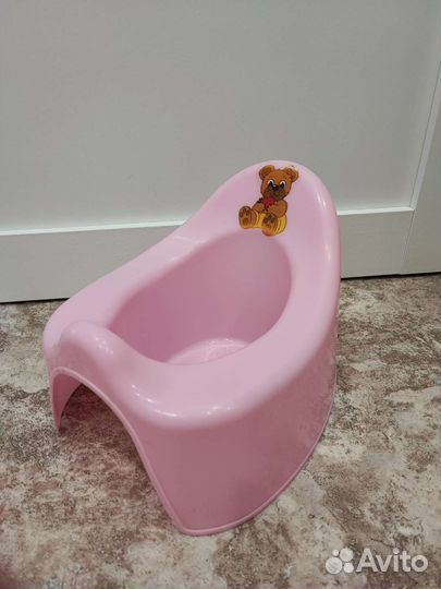 Горшок детский розовый
