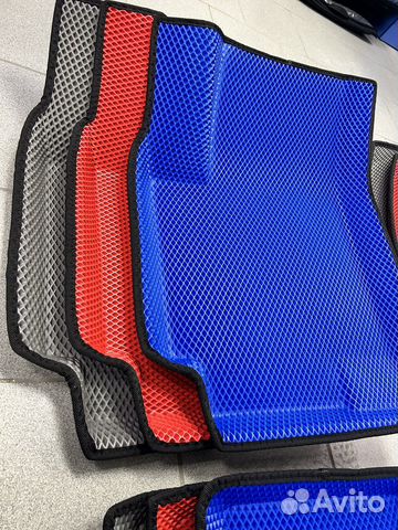 Автоковрики Kia rio 3D с бортами