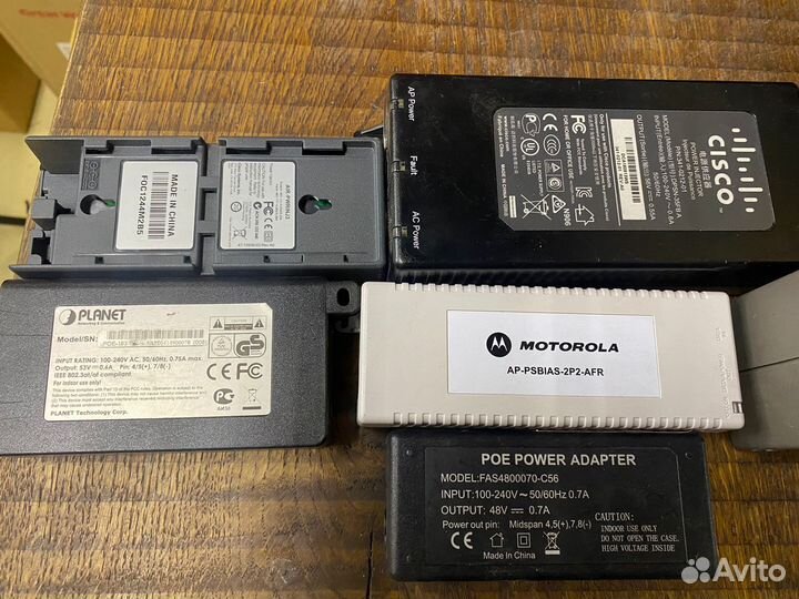 Инжектор PoE Injector Morotola, Cisco, Avaya