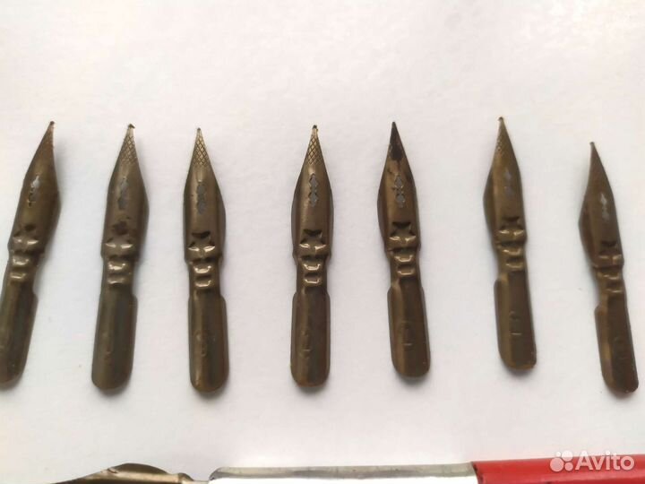 Ручка перьевая СССР с набором перьев