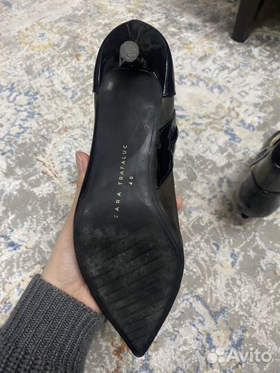 Ботильоны zara 40